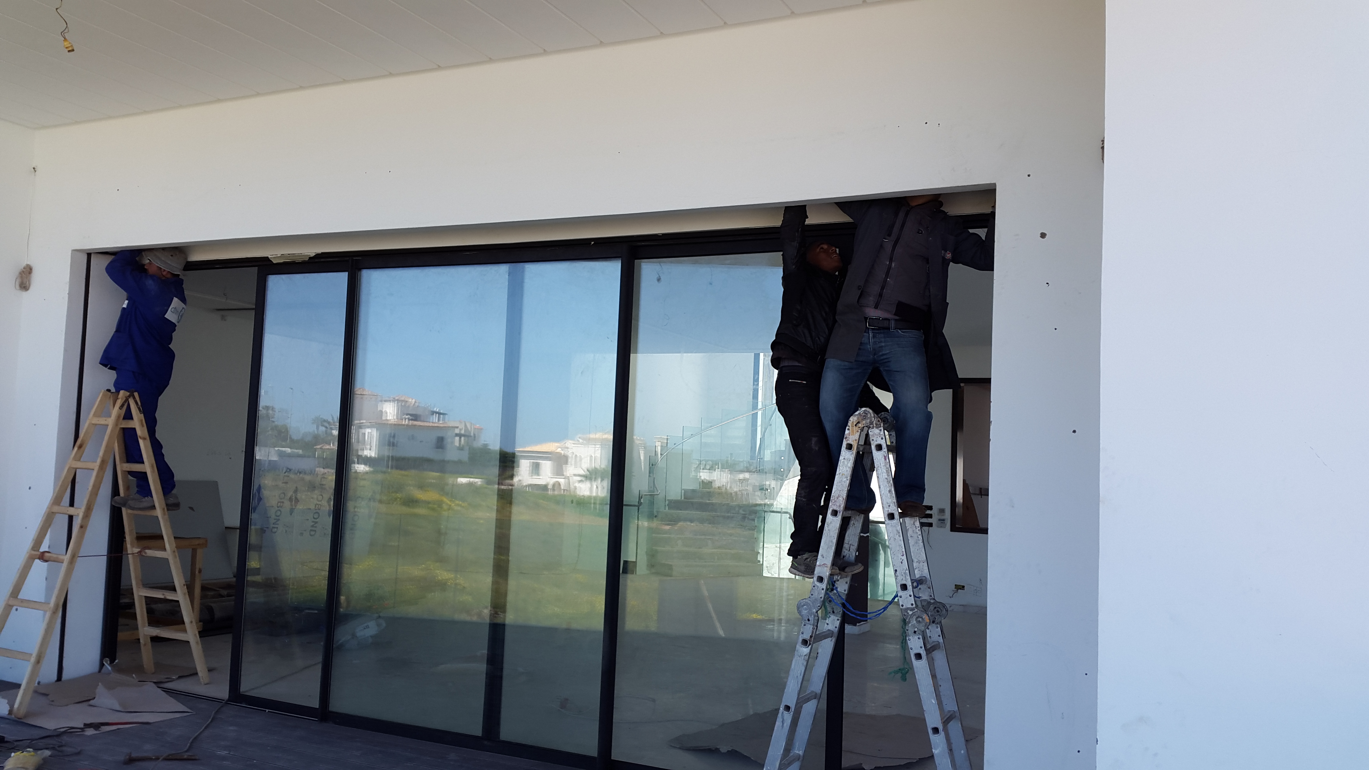 Réalisation Menuiserie Aluminium & Inox